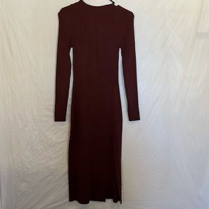 Lulu’s long sleeve bodycon sweater dress